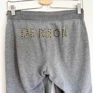 Dereon Beyoncé y2k low rise sweatpants flared writing on the butt grey Ivy park